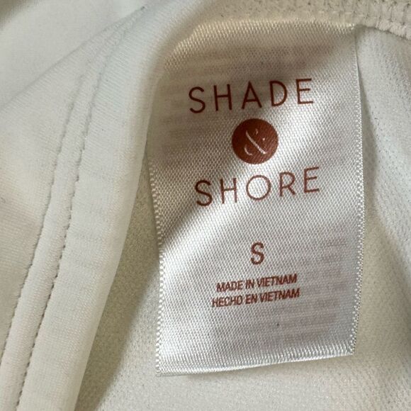 NWT Shade & Shore Women’s White Hip Tie Bikini Swim Bottom  - Size S 4/6 - Picture 4 of 11